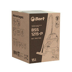 Пылесос для сухой и влажной уборки Bort BSS-1215-P в Екатеринбурге, фото 7