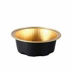 Форма для выпекания Garcia de Pou 50 мл, 7,1 см, 100 шт, алюминий, черный/золотой, без крышки в Екатеринбурге фото
