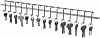 Комплект полки Atesy вешалки для связок ключей к стерилизаторам СТС-1; CТС-2 фото