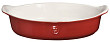 Форма для запекания овальная Emile Henry Modern Classics 21х14см 0,55л, цвет красно-вишневый 902936