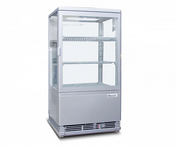 Шкаф-витрина холодильный Convito RT58L-1 Silver фото