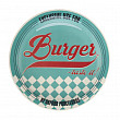 Тарелка для гамбургеров 26см, цвет голубой Oxford M02D-6780