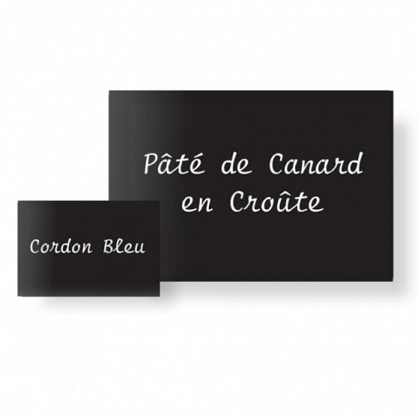 Табличка грифельная черная Garcia de Pou 7,6*5,1 см, 50 шт фото
