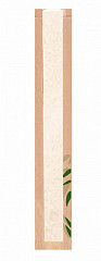 Пакет для хлеба с окном Garcia de Pou Feel Green 9+6,5*60 см, крафт-бумага 36 г/см2, 250 шт/уп в Екатеринбурге фото