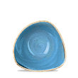 Салатник треугольный Churchill Stonecast Cornflower Blue SCFSTRB61