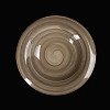 Тарелка для пасты Corone Natura 600 мл серо-коричневая фото