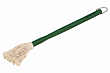 Кисточка для соуса  Brush силиконовая, ручка деревянная зелёная