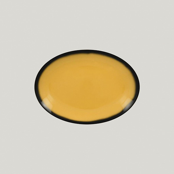 Блюдо овальное RAK Porcelain LEA Yellow 36 см (желтый цвет) фото