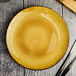 Тарелка мелкая Cosy&Trendy d 27 см h 2,5 см, цвет желтый, FERVIDO (4380027)