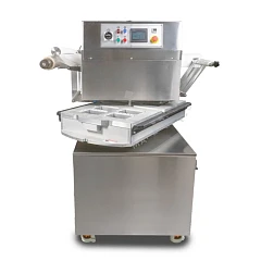 Запайщик лотков Hualian Machinery HVT-450R (нерж.СКИН) (4 лотка,187*137*120), фото 1