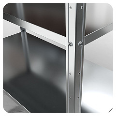 Прилавок для приборов и подносов с заниженной столешницей Rada ПППЧ-БН-СЗ-6 в Екатеринбурге, фото 4