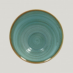 Ассиметричная тарелка RAK Porcelain Twirl Lagoon 650 мл, 22*9 см в Екатеринбурге, фото