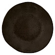 Тарелка мелкая безбортовая Style Point Stone Black 28,5 см, цвет черный, Q Authentic (QU53334)