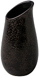 Ваза Style Point Raw Design by Kevala 14 см, декор black satin stone (RD18723)
