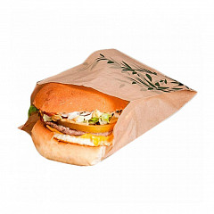 Пакет для гамбургера бумажный Garcia de Pou Feel Green 12+7*18 см, 500 шт/уп в Екатеринбурге, фото