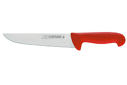 Нож поварской Comas 18 см, L 30 см, нерж. сталь / полипропилен, цвет ручки красный, Carbon (10110) в Екатеринбурге фото