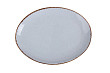 Блюдо овальное Porland 36х27 см фарфор цвет серый Seasons (112136)