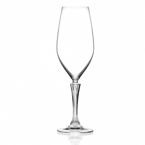 Бокал-флюте для шампанского RCR Cristalleria Italiana 440 мл хр. стекло Luxion Glamour фото