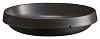 Салатник керамический Emile Henry 1,8л d25см h6,5см, серия Welcome, цвет темно-серый 321813 фото
