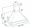Пристенная вытяжка Falmec Dora 120 (600) S фото