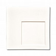 Тарелка квадратная P.L. Proff Cuisine 26*26 см квадратная смещенное дно белая фарфор KW Black Label