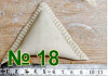 Формующий узел пельменного аппарата Roal Meat QT-80 N18 (треугольник, ребристые края) фото
