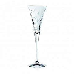 Бокал-флюте для шампанского RCR Cristalleria Italiana 120 мл хр. стекло Style Laurus в Екатеринбурге, фото