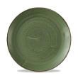 Тарелка мелкая круглая Churchill Stonecast Sorrel Green SSRSEV101