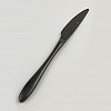Нож столовый P.L. Proff Cuisine 23,5 см матовый черный PVD Alessi-Black фото