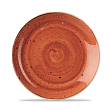Тарелка мелкая круглая Churchill Stonecast Spiced Orange SSOSEVP81 21,7 см