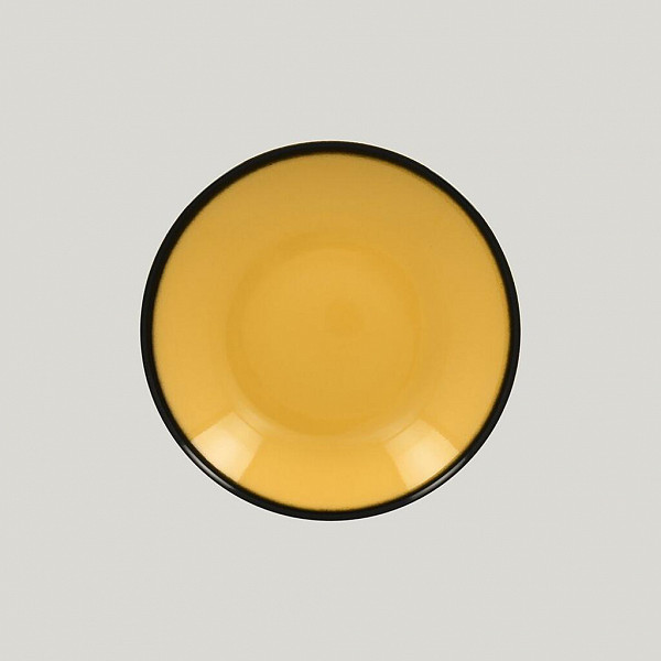 Тарелка-салатник RAK Porcelain LEA Yellow 26 см, высота 5 см, 1,2 л (желтый цвет) фото