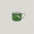 Чашка для эспрессо штабелируемая RAK Porcelain Peppery 90 мл, зеленый цвет