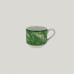 Чашка для эспрессо штабелируемая RAK Porcelain Peppery 90 мл, зеленый цвет в Екатеринбурге, фото