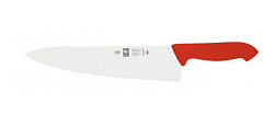 Нож поварской Шеф Icel 25см с волнистой кромкой, красный HORECA PRIME 28400.HR60000.250 в Екатеринбурге фото