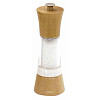 Мельница для соли с регулировкой помола Bisetti h 20 см, акрил, верхн. часть и осн. - бук, PISA (8910S) фото
