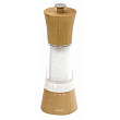 Мельница для соли с регулировкой помола Bisetti h 20 см, акрил, верхн. часть и осн. - бук, PISA (8910S)