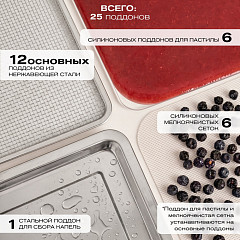 Дегидратор Meyvel MDH12-1S (Inox) в Санкт-Петербурге, фото 3