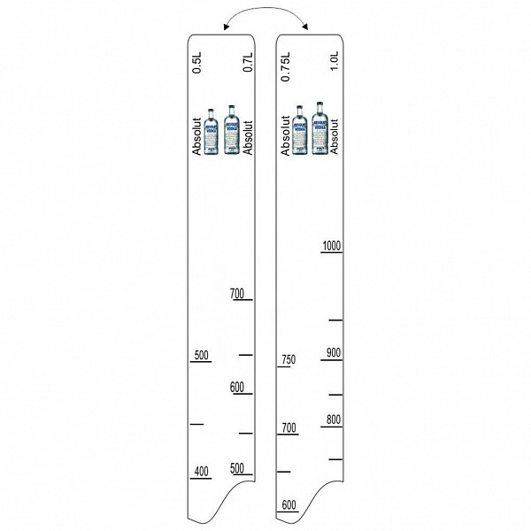 Барная линейка P.L. Proff Cuisine Absolut (500мл/700мл/750мл/1л) фото