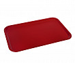 Поднос столовый из полипропилена Luxstahl 530х330 мм красный