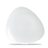 Тарелка мелкая треугольная без борта Churchill 26,5см, Vellum, цвет White полуматовый WHVMTR101 фото