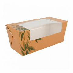 Коробка для сэндвича Garcia de Pou картонная с окном 12,4*12,4*5,5 см, 25 шт/уп в Екатеринбурге, фото
