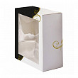 Коробка для торта Garcia de Pou с окном 32*32*10 см, белая, картон