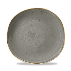 Тарелка мелкая Волна Churchill Stonecast Peppercorn Grey SPGSOG101 26,4 см в Екатеринбурге фото