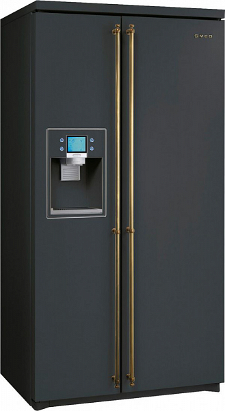 Холодильник Smeg SBS8003AO фото