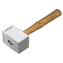 Молоток для отбивания мяса Paderno 0,6кг, алюм. с дерев. ручкой, 32см 42508-00 в Екатеринбурге, фото
