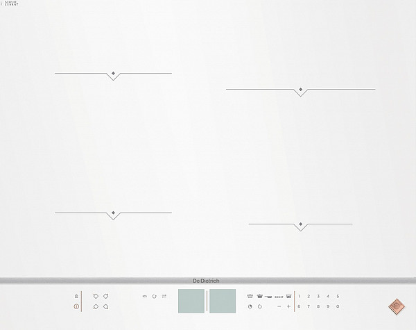 Индукционная варочная панель De Dietrich DPI7670W фото