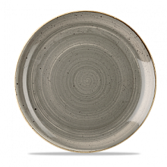 Тарелка мелкая круглая Churchill Stonecast Peppercorn Grey SPGSEV111 28,8см, без борта в Екатеринбурге фото