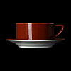Чайная пара Corone 300мл, коричневый Gusto фото