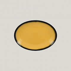 Блюдо овальное RAK Porcelain LEA Yellow 26 см (желтый цвет) в Екатеринбурге, фото