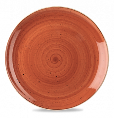 Тарелка мелкая круглая Churchill Stonecast Spiced Orange SSOSEV121 32,4см, без борта в Екатеринбурге фото